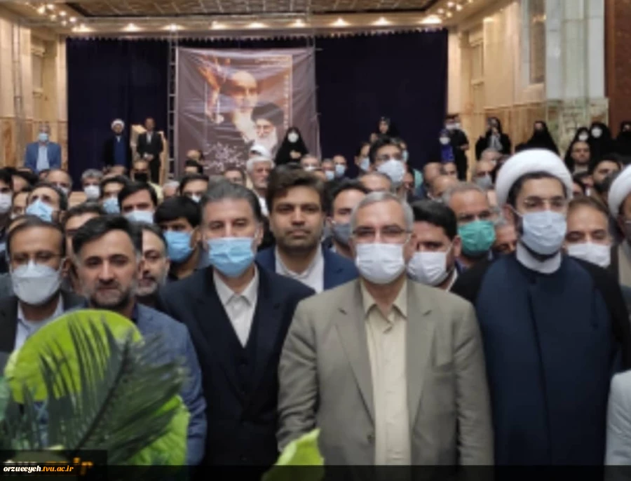 آیین تجدید میثاق دانشگاهیان دانشگاه فنی و حرفه ای با آرمان های امام خمینی(ره) و تجدید بیعت با مقام معظم رهبری(مدظله العالی) برگزار شد 2